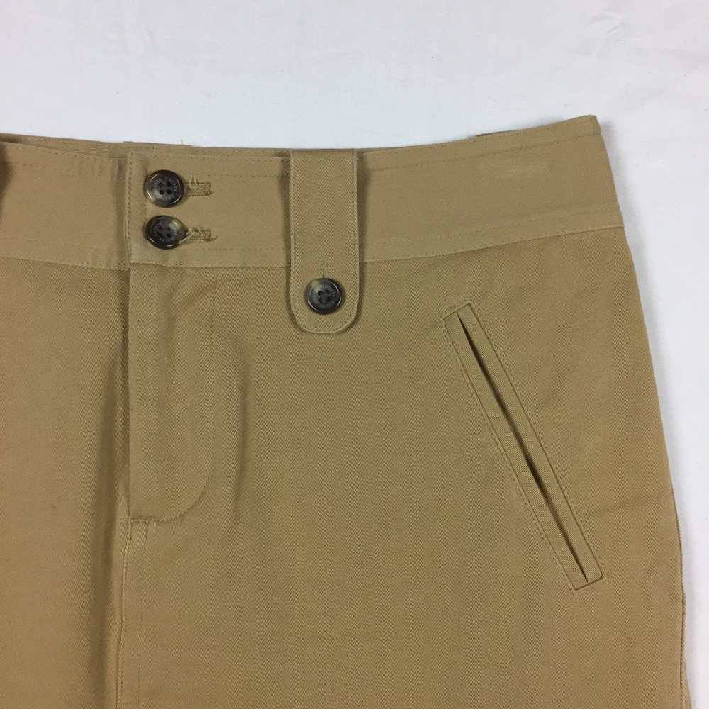 Lauren Ralph Lauren khaki skirt 4 petite - Picture 3 of 6